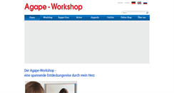 Desktop Screenshot of agape-workshop.net